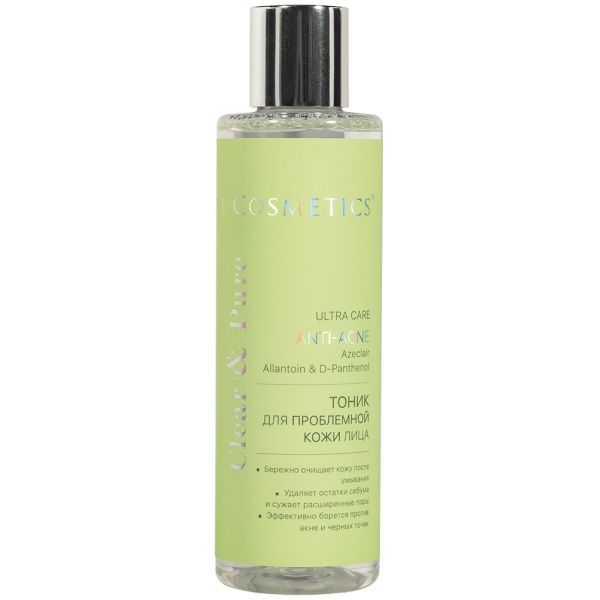 Тоник для лица Clear & Pure ULTRA CARE Anti-Acne для проблемной кожи – 200 мл
